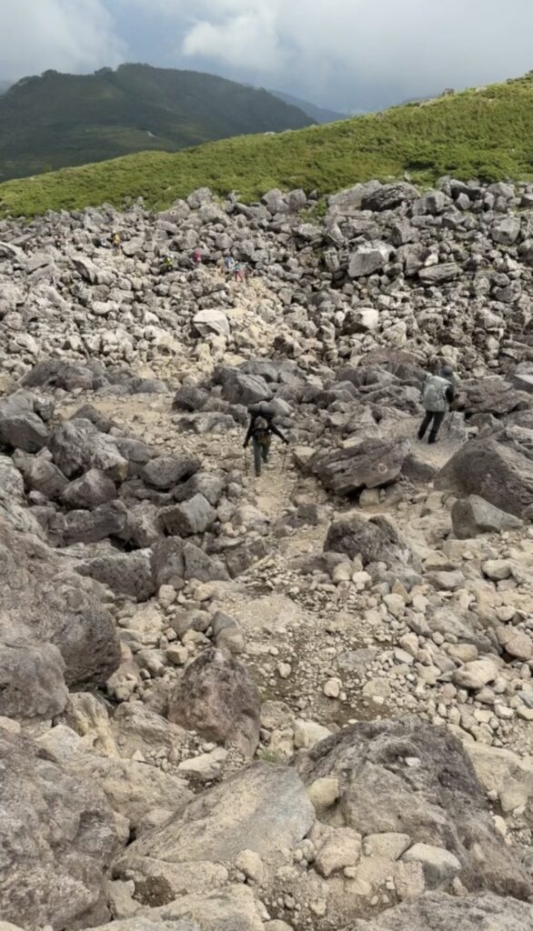 白馬乗鞍岳直前の登り