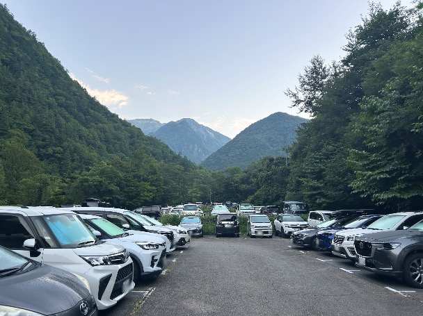 新穂高温泉無料駐車場